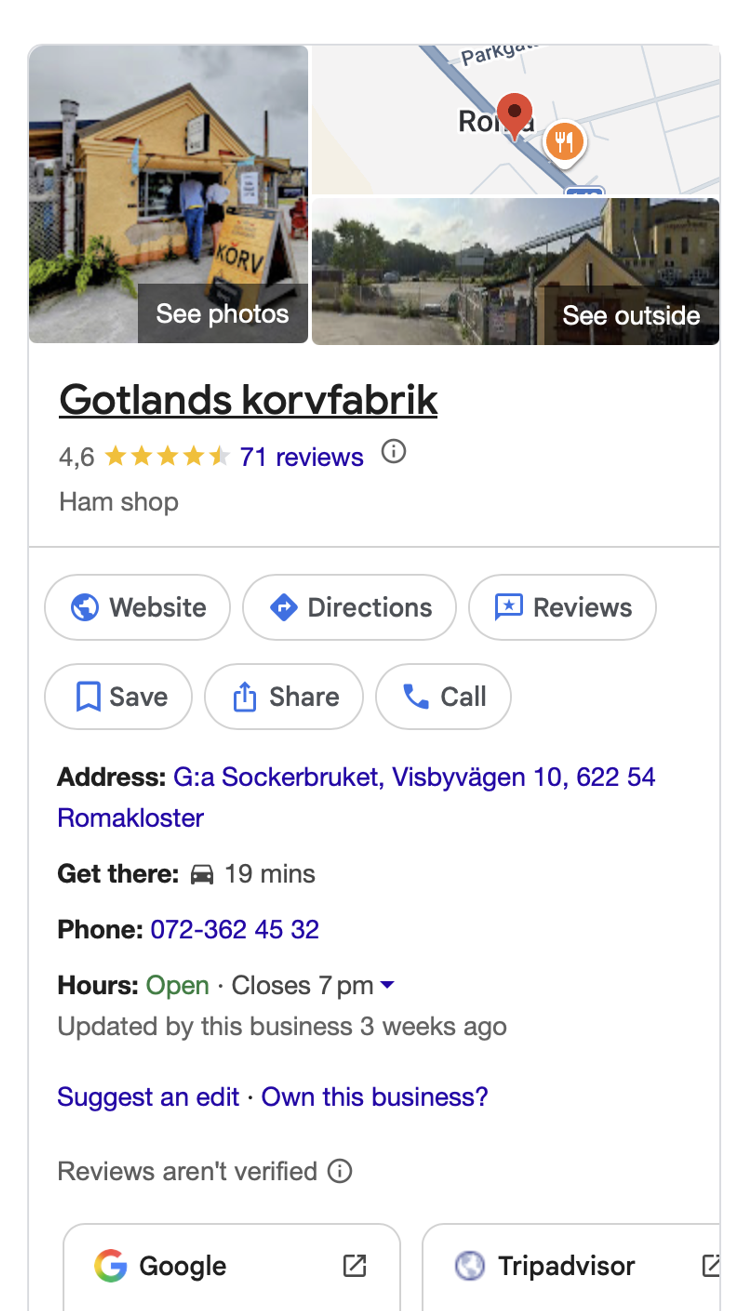Gotlands Korvfabrik